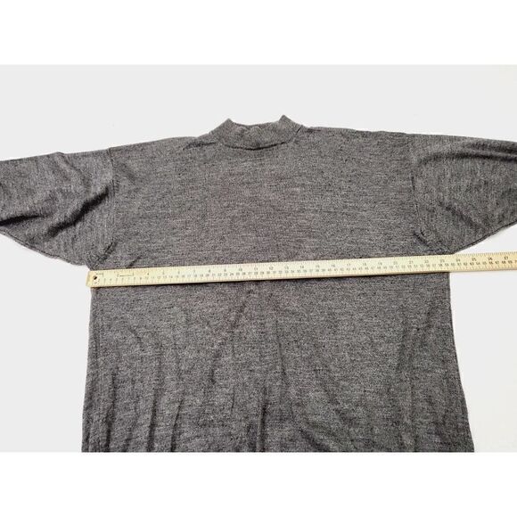 VC Via Como Italy Men's Large Wool Blend Gray Crewneck Sweater - Picture 3 of 6